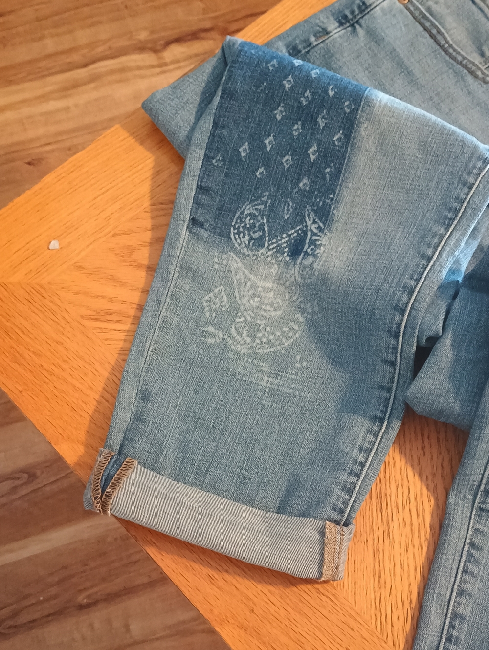 AWESOME GRUNGE 😎 SONOMA  GIRLFRIEND STYLE SZ 14 LIGHT JEAN